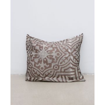 Ζακάρ Διακοσμητική Μαξιλαροθήκη Cusco 40x40cm 40x40cm Καφέ