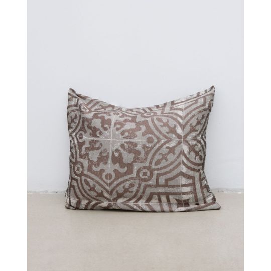 Ζακάρ Διακοσμητική Μαξιλαροθήκη Cusco 40x40cm 40x40cm Καφέ