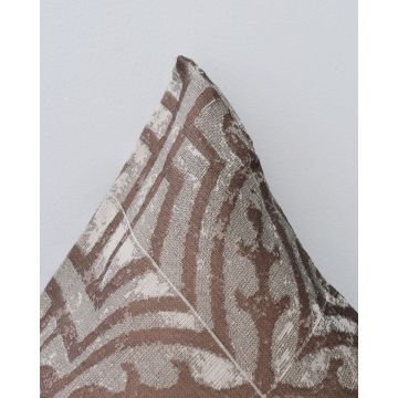 Ζακάρ Διακοσμητική Μαξιλαροθήκη Cusco 40x40cm 40x40cm Καφέ - 