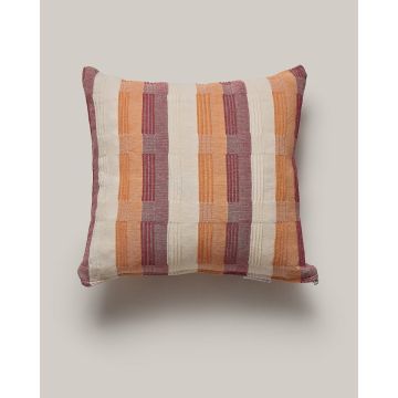 Βαμβακερή Διακοσμητική Μαξιλαροθήκη Playa 40x40cm 40x40cm Πορτοκαλί - 