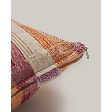 Βαμβακερή Διακοσμητική Μαξιλαροθήκη Playa 40x40cm 40x40cm Πορτοκαλί - 