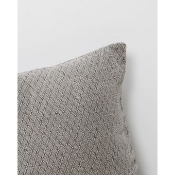 Διακοσμητική μαξιλαροθήκη Ellys με κυψελωτό σχέδιο 40x40cm - 