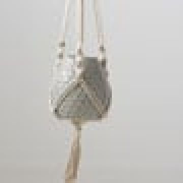 Boho Βαμβακερό Χειροποίητο Macrame Για Γλάστρα Enzo 99cm Μπεζ -  Boho Βαμβακερό Χειροποίητο Macrame Για Γλάστρα Enzo 99cm Μπεζ -