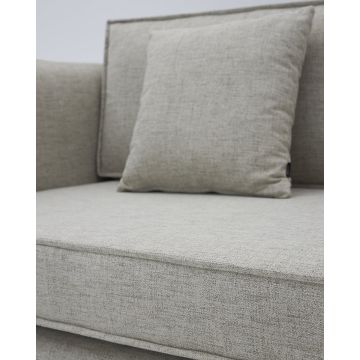 Τριθέσιος Υφασμάτινος Καναπές με Αποσπώμενο Κάλυμμα Nanterre 98x210cm - 