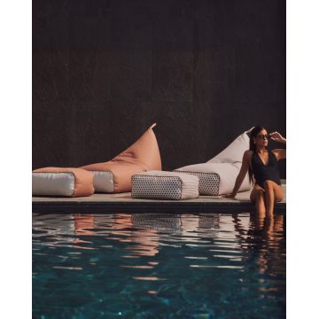 Σετ Πουφ & Σκαμπό Εξωτερικού Χώρου Water & Sun Resistant Des.C