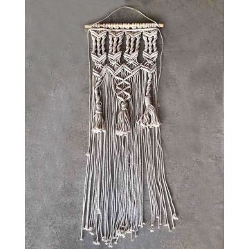 Boho Διακοσμητικό Τοίχου Macrame 3 Πλεξούδες Juanita 33x73cm Natural Boho Διακοσμητικό Τοίχου Macrame 3 Πλεξούδες Juanita 33x73cm Natural