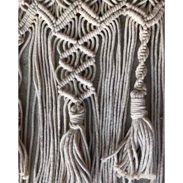 Boho Διακοσμητικό Τοίχου Macrame 3 Πλεξούδες Juanita 33x73cm Natural -  Boho Διακοσμητικό Τοίχου Macrame 3 Πλεξούδες Juanita 33x73cm Natural -