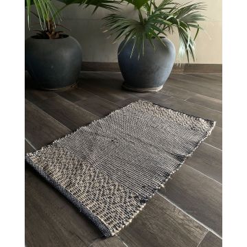 Ψάθα Boho Οικολογικό Χαλί Γιούτας Βαμβάκι Kohar