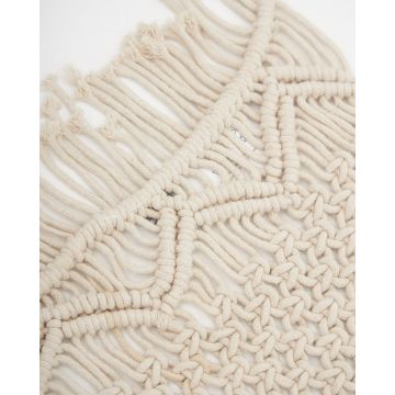 Boho Βαμβακερό Macrame Σουπλά Prairie 25x40cm Natural - 