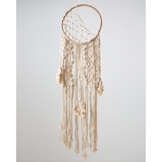 Boho Διακοσμητικό Τοίχου Macrame με Κρόσσια Levu 30x60cm Σοκολά Boho Διακοσμητικό Τοίχου Macrame με Κρόσσια Levu 30x60cm Σοκολά