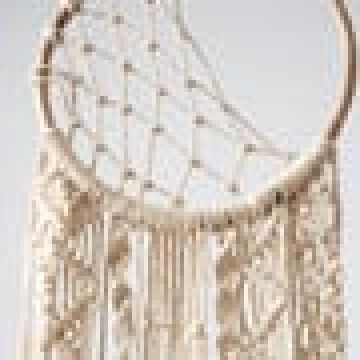 Boho Διακοσμητικό Τοίχου Macrame με Κρόσσια Levu 30x60cm Σοκολά -  Boho Διακοσμητικό Τοίχου Macrame με Κρόσσια Levu 30x60cm Σοκολά -