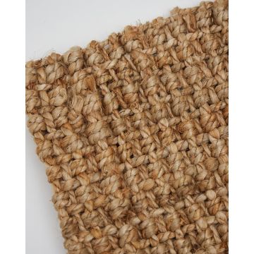 Ψάθα Πλεκτό Οικολογικό Boho Χαλάκι Γιούτα Pesante 50x80cm 50x80cm - 