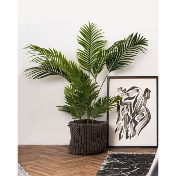 Ανθρακί  Πλεκτό Καλάθι Remi 30x30x30cm 30x30cm Ανθρακί Ανθρακί  Πλεκτό Καλάθι Remi 30x30x30cm 30x30cm Ανθρακί