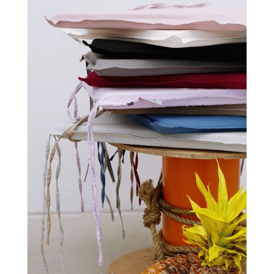 Oxford Βαμβακερό Μαξιλάρι Καρέκλας με Φερμουάρ Life 35x35cm