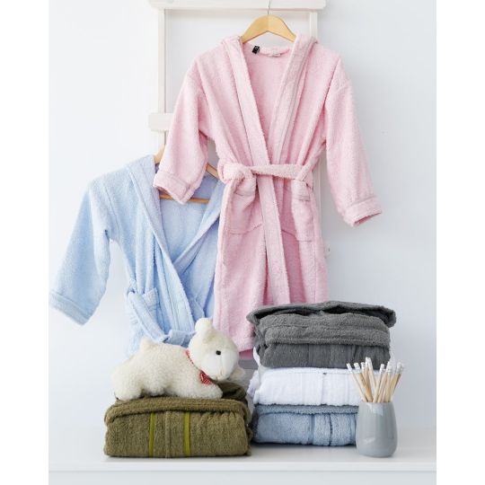 Βρεφικό Μπουρνούζι με Κουκούλα & Ρέλι Yuhu