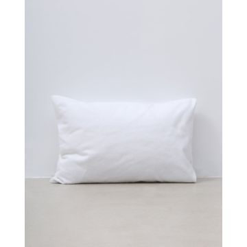 Φανελένια μαξιλαροθήκη Flanella 30x45cm Άσπρο Φανελένια μαξιλαροθήκη Flanella 30x45cm Άσπρο