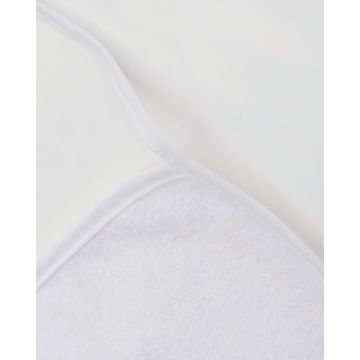 Πετσετέ Αδιάβροχη Σαλιάρα 25x21.5cm One Size (25x21.5cm) Άσπρο - 