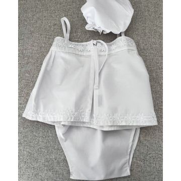 Βαπτιστικά Εσώρουχα για Κορίτσι Medium Medium Άσπρο - 