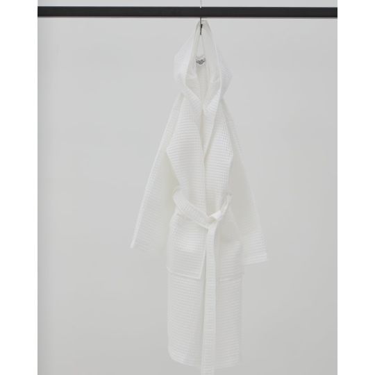 3D Πικέ Pima Cotton Waffle Παιδικό Μπουρνούζι Κιμονό Oliver Άσπρο