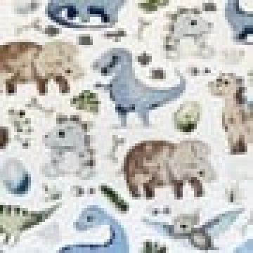 Βαμβακερή Παιδική Εμπριμέ Μαξιλαροθήκη Mesozoic 50x70cm 50x70cm - 