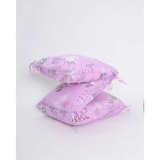 Βαμβακερή Βρεφική Πάντα Κούνιας Unicorn 50x190 12cm Ροζ