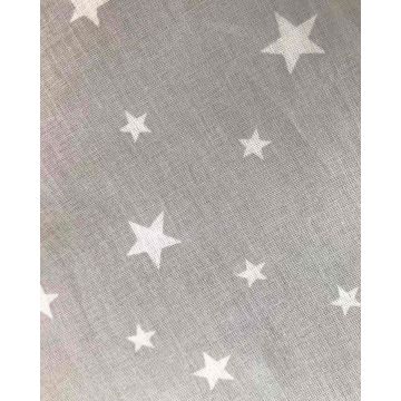 Βαμβακερό Σετ 2 Τεμαχίων Βρεφικά Σεντόνια Λίκνου Stardust 80x120cm Λίκνου (80x120cm) Γκρι - 