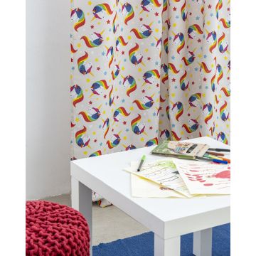 Λονέτα Έτοιμη Ραμμένη Κουρτίνα Selestia Unicorn 140x260cm Στενό Φύλλο (140x260cm) Μπεζ -  Λονέτα Έτοιμη Ραμμένη Κουρτίνα Selestia Unicorn 140x260cm Στενό Φύλλο (140x260cm) Μπεζ -