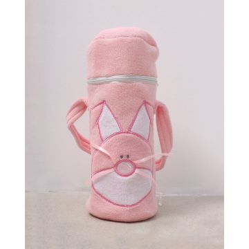 Βρεφική Θήκη Μπιμπερό Κέντημα Λαγουδάκι Rabbit One Size Ροζ Βρεφική Θήκη Μπιμπερό Κέντημα Λαγουδάκι Rabbit One Size Ροζ