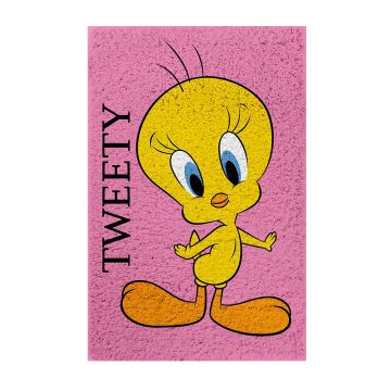 Παιδικό Χαλί Tweety Des.2 Warner Bros σε 2 Διαστάσεις Λιλά - 
