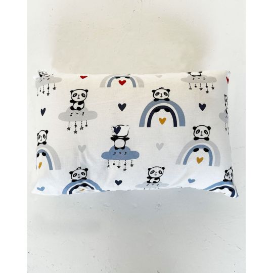 Βαμβακερή Βρεφική Μαξιλαροθήκη Sweet Panda 30x45cm 30x45cm