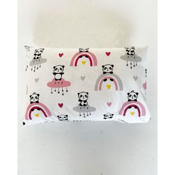Βαμβακερή Βρεφική Μαξιλαροθήκη Sweet Panda 30x45cm 30x45cm - 