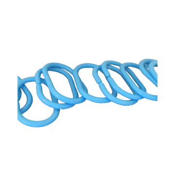 Σετ 12 Τεμαχίων Μπλε Πλαστικοί Κρίκοι Κουρτίνας Μπάνιου Shower Μπλε