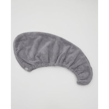 Γκρι Microfiber Πετσέτα Μαλλιών Τυρμπάν Noemi.
  One Size (25x65cm) Γκρι - 