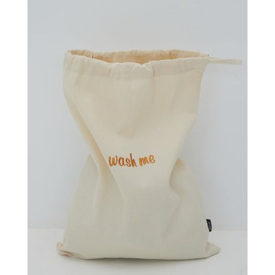 Πουγκί Αποθήκευσης με Εκάι Κέντημα Wash Me Dutch 38x53cm One Size (38x53cm) Εκρού