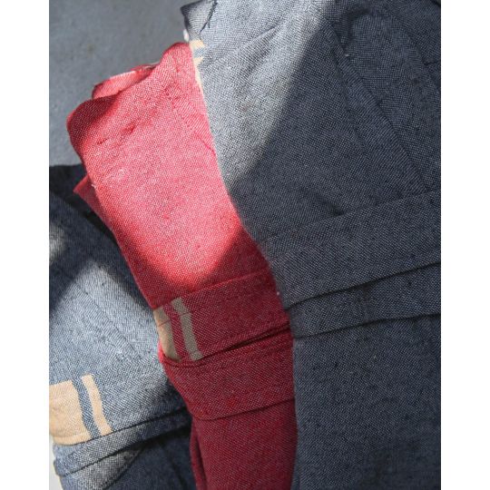 Unisex Μπουρνούζι Κιμονό με Φάσα και Κρόσσι Mojito One Size