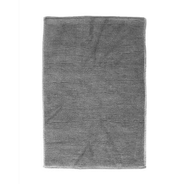 Βαμβακερό Πατάκι Μπάνιου με Ρίγα Premium 715gr 58x60cm 3 Αποχρώσεις