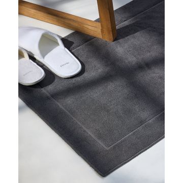 Βαμβακερό Πετσετέ Ανθρακί Πατάκι Μπάνιου Enok 850gsm 50x80cm 50x80cm Ανθρακί