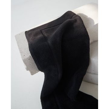 Βαμβακερό Δίκλωνο Μαύρο Πατάκι Μπάνιου Lenox 60x90cm 800gsm 60x90cm Μαύρο - 