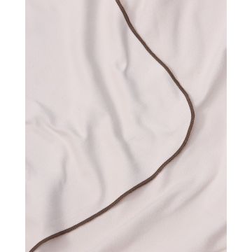 Πετσέτα μπάνιου Survivor με χρωματιστό φεστόνι Λουτρού | 80x150cm Εκρού - 