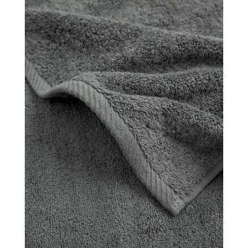 Βαμβακερή Ανθρακί Πετσέτα Πισίνας Deck Reactive Βαφή Blur 100x200cm 650gsm Θαλάσσης | 100x200cm Ανθρακί - 