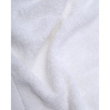 Βαμβακερή Λευκή Πετσέτα Beck 620gsm Λουτρού | 90x160cm Άσπρο - 