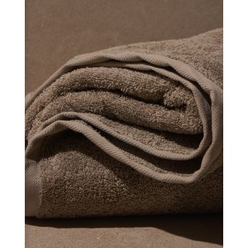 Μπουρνουζοπετσέτα | 90x200cm - Γκρι - Μπεζ [MODEL PNN-015873.703200]