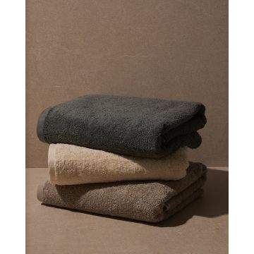 Μπουρνουζοπετσέτα | 90x200cm - Γκρι - Μπεζ [MODEL PNN-015873.703200]