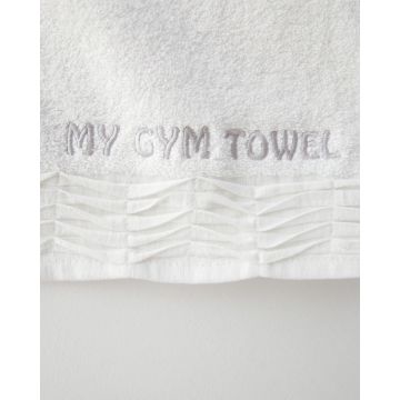 Βαμβακερή Πετσέτα με Κέντημα My Gym Towel New York Χειρός | 30x50cm - 