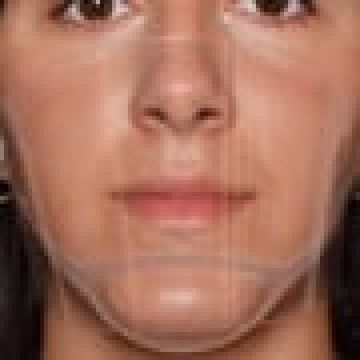 Λευκή Προσωπίδα με Στήριγμα στο Πηγούνι Face One Size Άσπρο - 