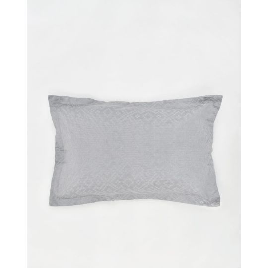 Βαμβακερή Πετροπλυμένη Πικέ Oxford Μαξιλαροθήκη με Σχέδιο Aztec Tourmali σε 4 Αποχρώσεις 52x75+5cm