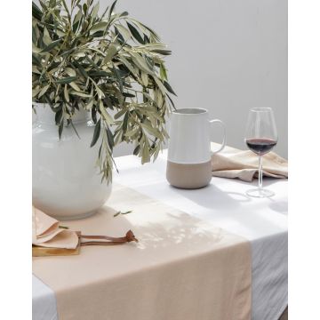 Τραβέρσα Runner Τραπεζιού-Κρεβατιού Stonewashed Luxury σε 7 Αποχρώσεις - 