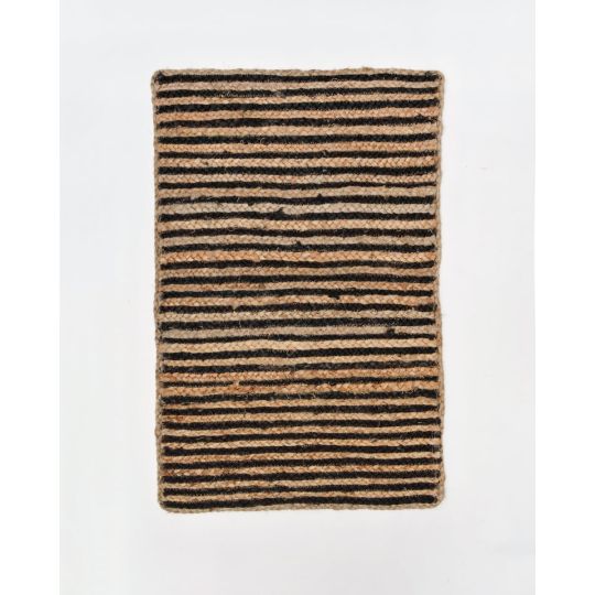 Boho Ψάθα πλεκτό Χαλί Γιούτας Canmore Μπεζ