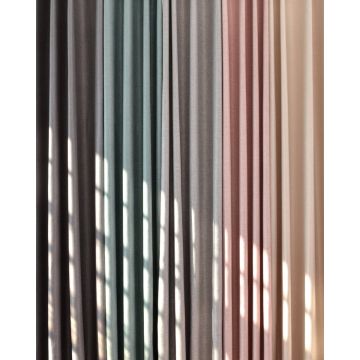 Έτοιμη Ραμμένη Ζακάρ Κουρτίνα Sibul σε 6 Αποχρώσεις 140x260cm Στενό Φύλλο (140x260cm)