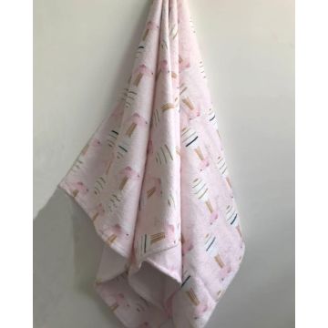 Βαμβακερή Παιδική Πετσέτα Θαλάσσης Whale on Balloon 70x150cm Θαλάσσης | 70x150cm - 